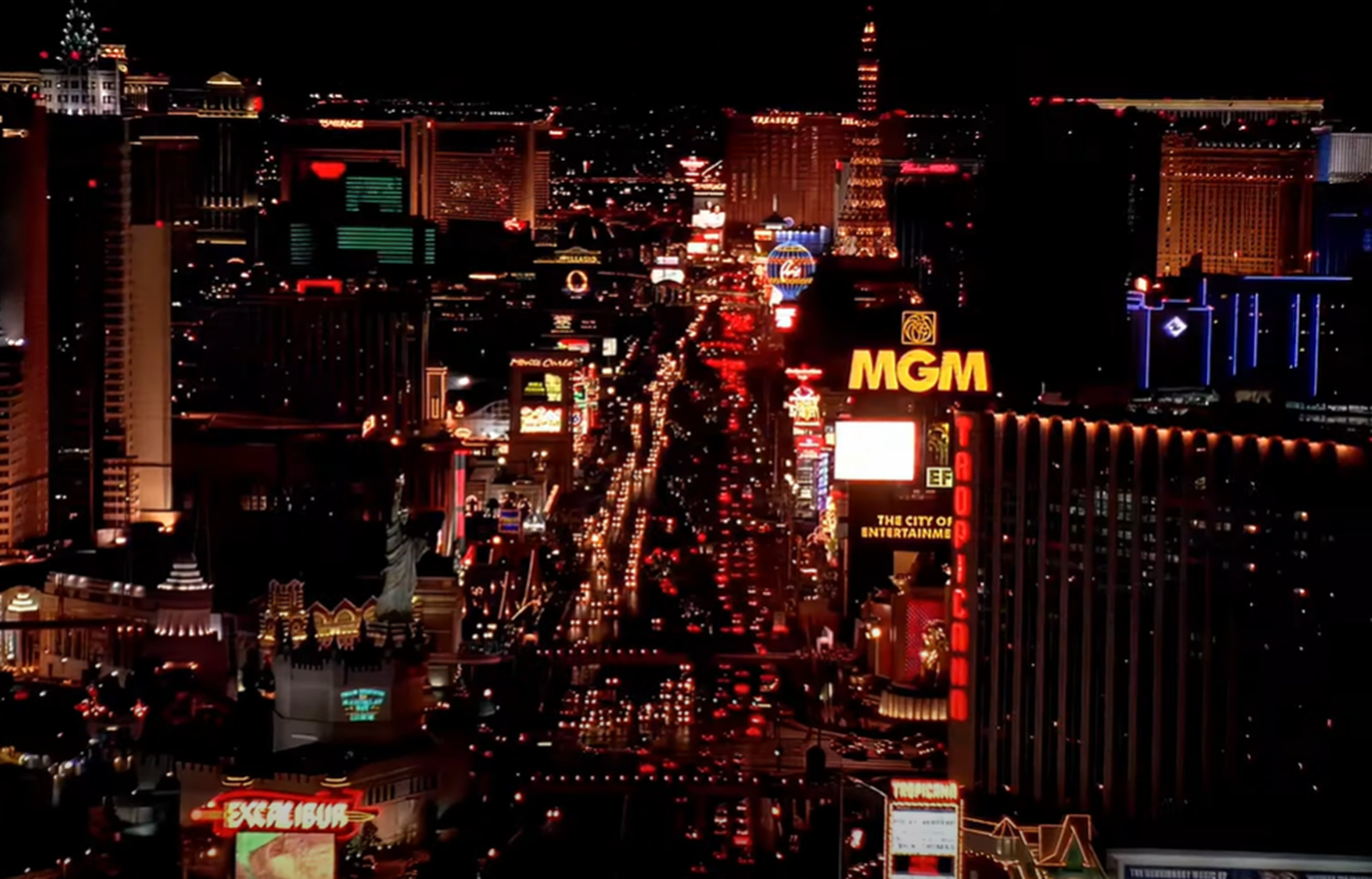 Screenshot of Las Vegas strip from - CSI: Crime Scene Investigation (2000/15)