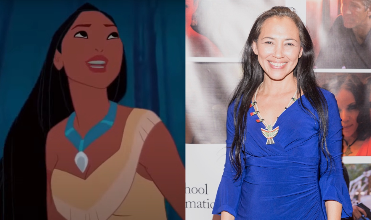 Character Pocahontas and Alaska Native actress Irene Bedard