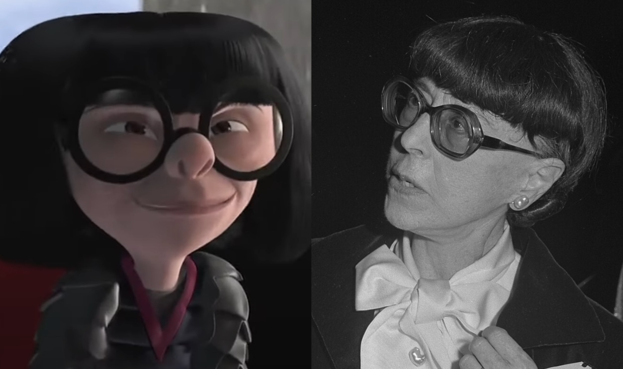 Edna Mode and Edith Head comparison