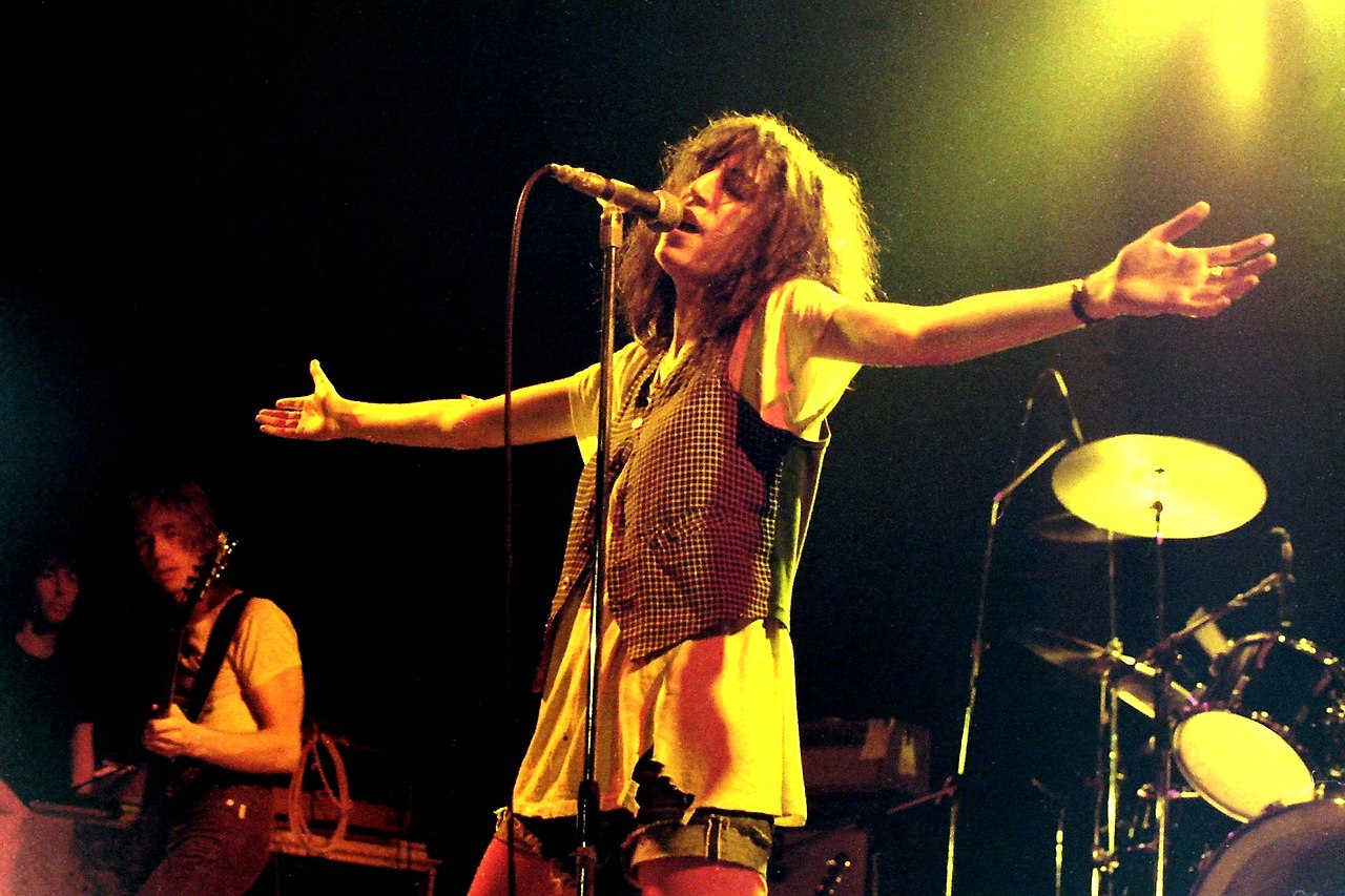 Patti Smith in Rosengrten 1978