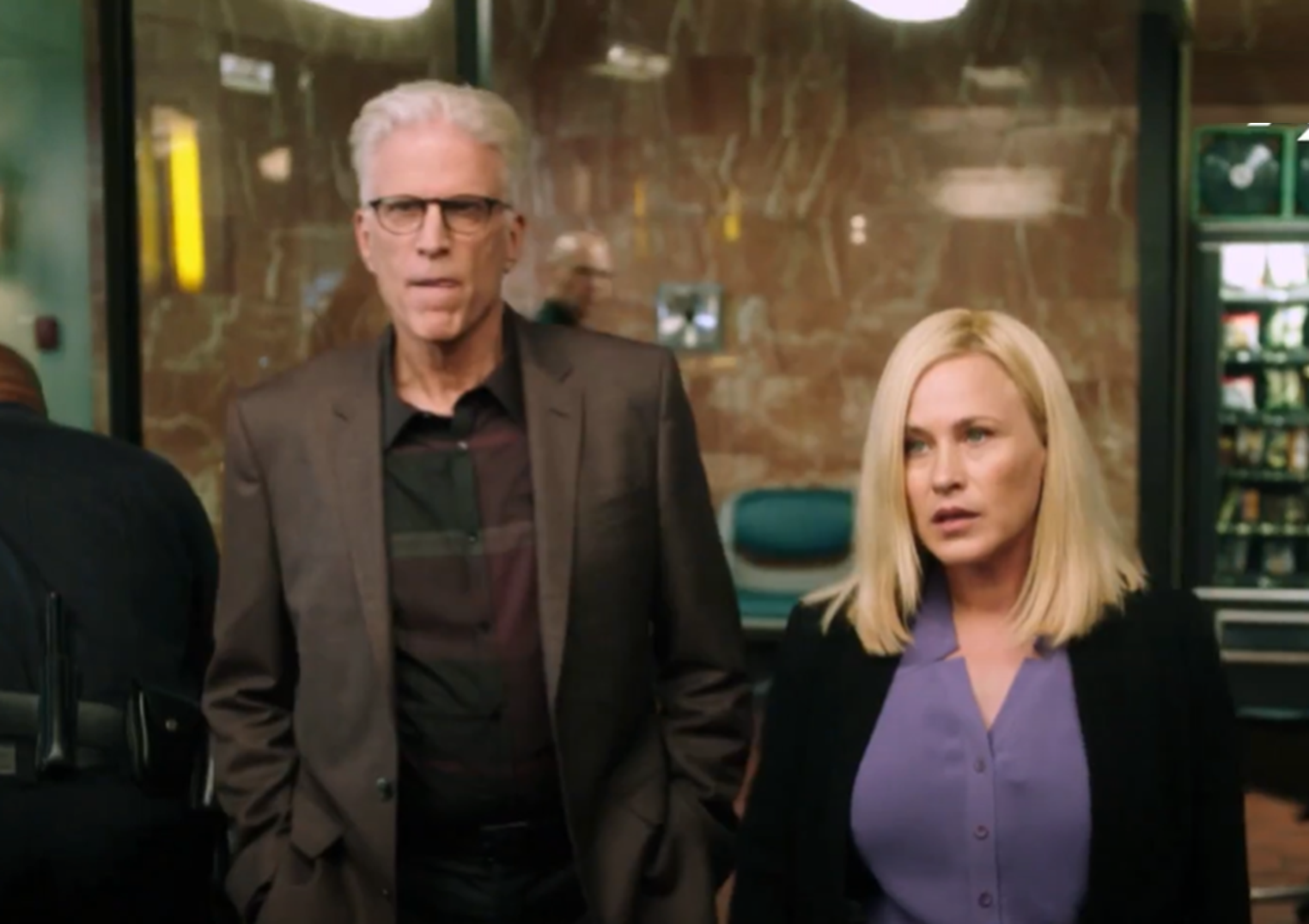 Screenshot of Patricia Arquette & Ted Danson from - CSI: Cyber (2015-16)
