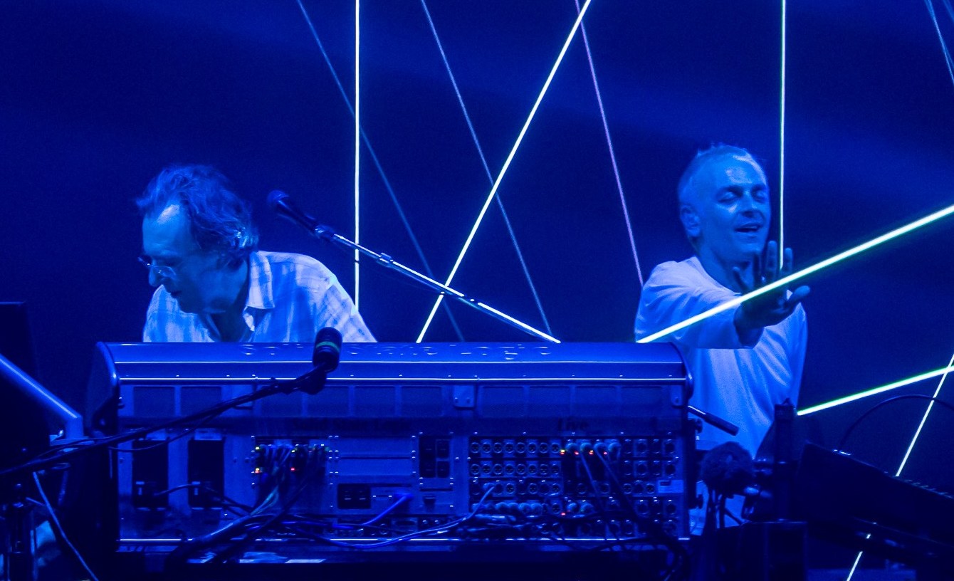Underworld (Rick Smith & Karl Hyde), live at Alexandra Palace
