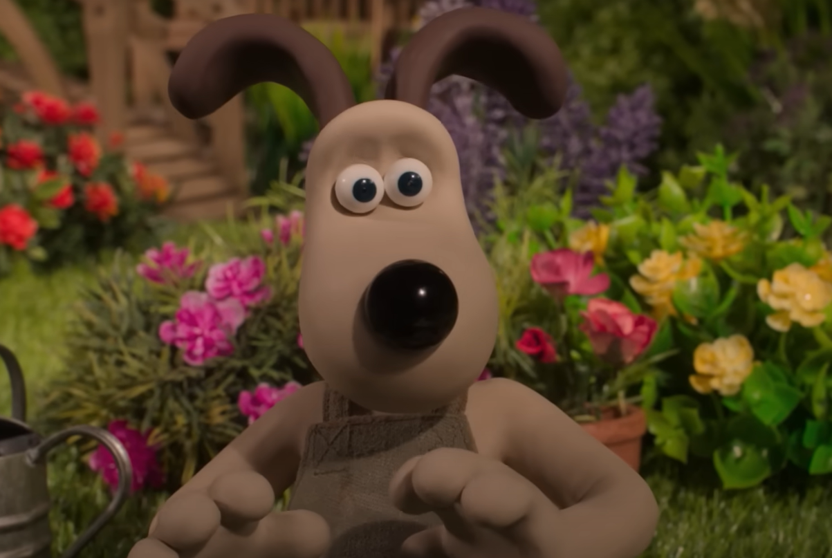 Screenshot of the animated movie Wallace & Gromit: Vengeance Most Fowl