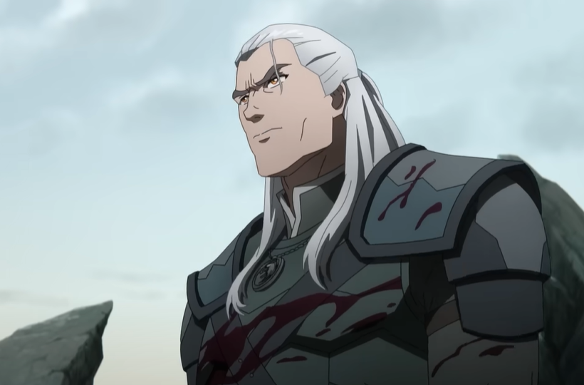 Screenshot of the animated movie The Witcher: Sirens of the Deep