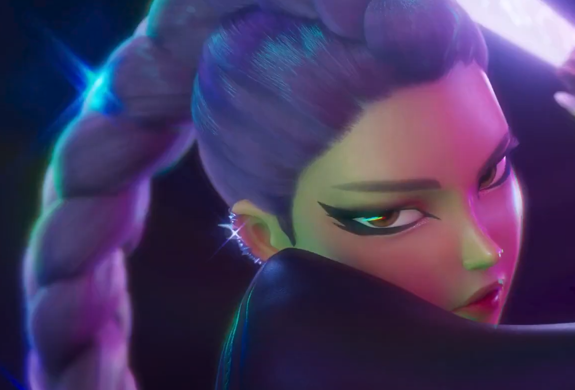 Screenshot of the animated movie K-Pop: Demon Hunters