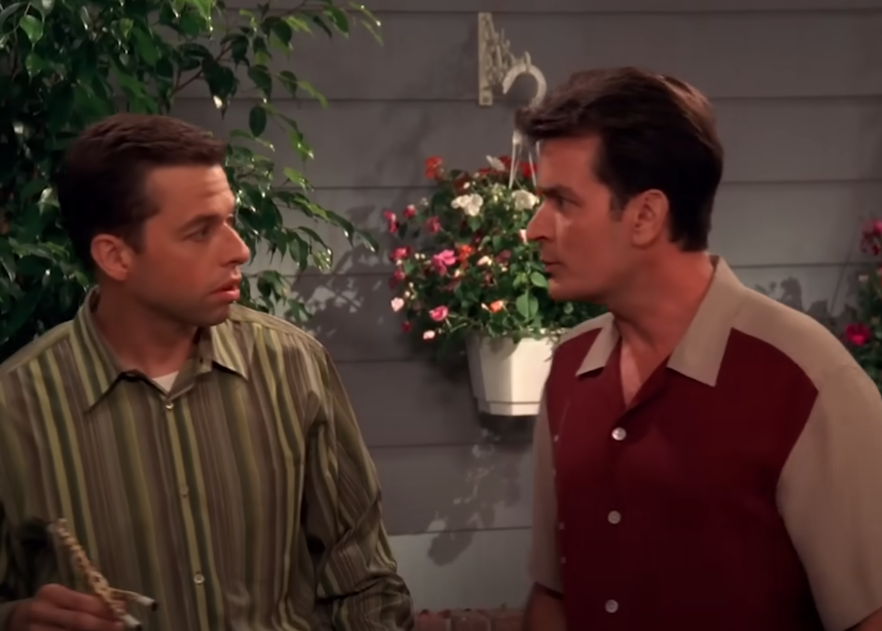 Screenshot of the TV Show Two and a Half Men