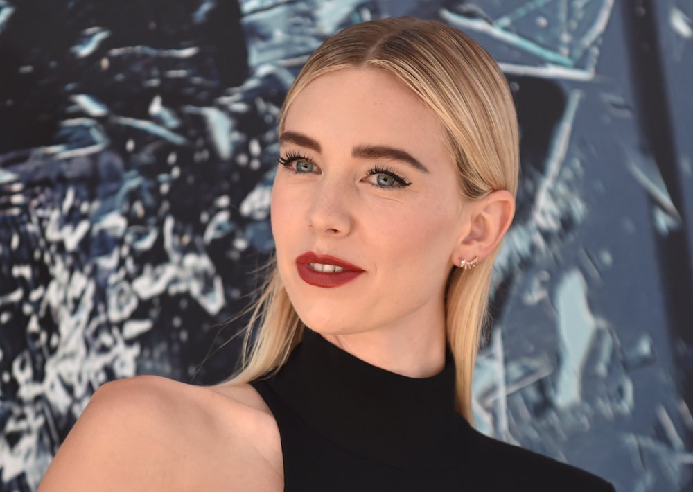 Vanessa Kirby in a black top