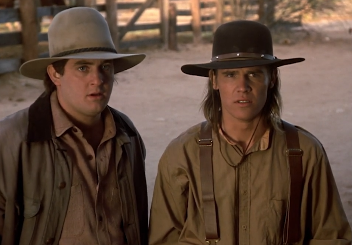 Screenshot from the TV series Young Riders (1989-1992) 