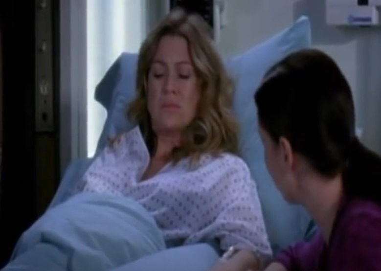 A visually captivating still taken from a pivotal moment in the television series Grey's Anatomy (2005-)