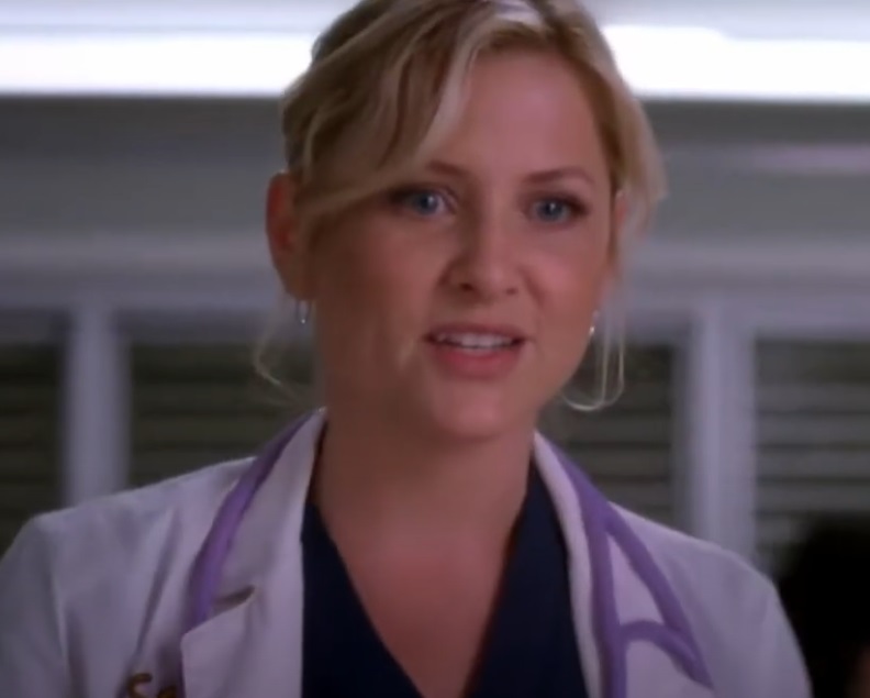 A visually captivating still taken from a pivotal moment in the television series Grey's Anatomy (2005-)