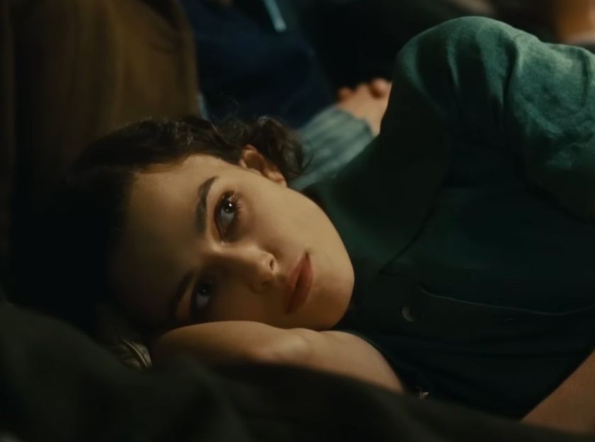 A visually captivating still taken from a pivotal moment in the film Atonement (2007)