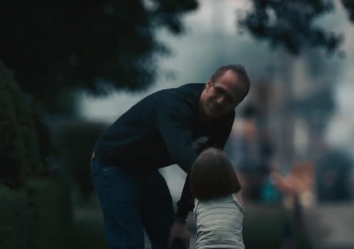 A visually captivating still taken from a pivotal moment in the film Blue Valentine (2010)