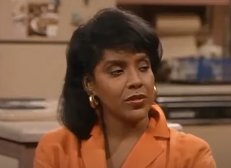 A visually captivating still taken from a pivotal moment in the television sitcom The Cosby Show (1984-1992)