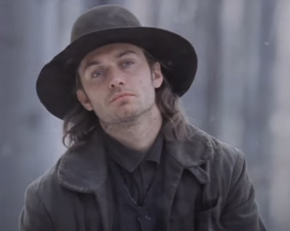 A visually captivating still taken from a pivotal moment in the film Cold Mountain (2003)