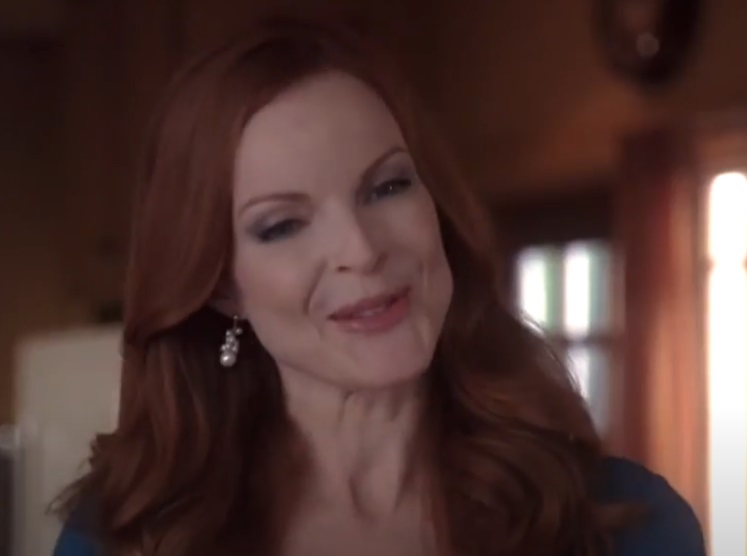 A visually captivating still taken from a pivotal moment in the television series Desperate Housewives (2004-2012)