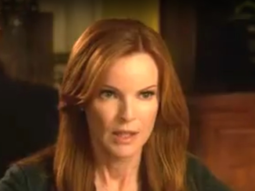 A visually captivating still taken from a pivotal moment in the television series Desperate Housewives (2004-2012)