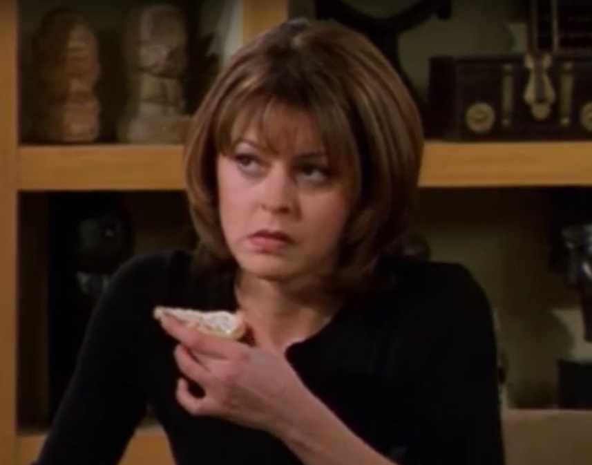 A visually captivating still taken from a pivotal moment in the television sitcom Frasier (1993-2004)