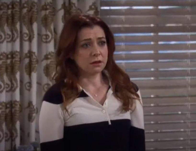 A visually captivating still taken from a pivotal moment in the television sitcom How I Met Your Mother (2005-2014)