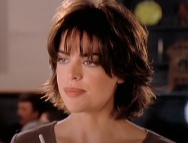 A visually captivating still taken from a pivotal moment in the television series Melrose Place (1992-1999)