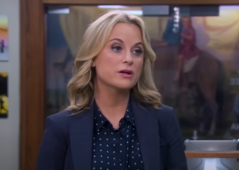 A visually captivating still taken from a pivotal moment in the television sitcom Parks And Recreation (2009-2015)