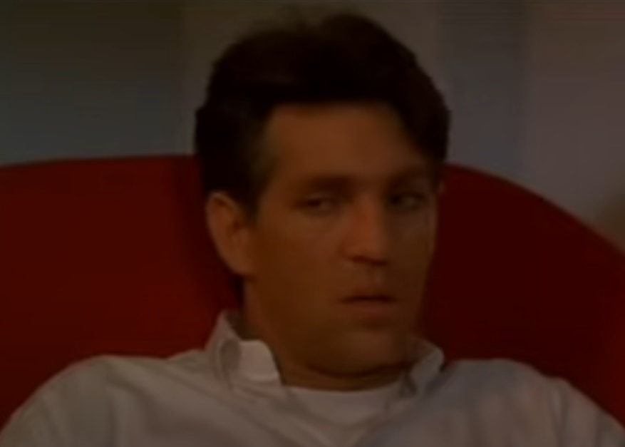 A visually captivating still taken from a pivotal moment in the film It's My Party (1996)