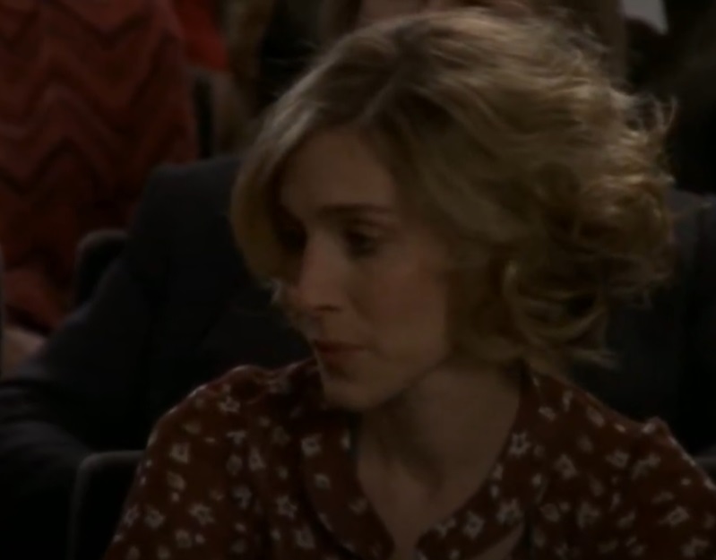 A visually captivating still taken from a pivotal moment in the television series Sex And The City (1998-2004)