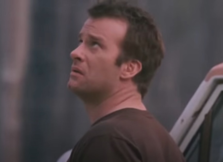 A visually captivating still taken from a pivotal moment in the film The Mist (2007)