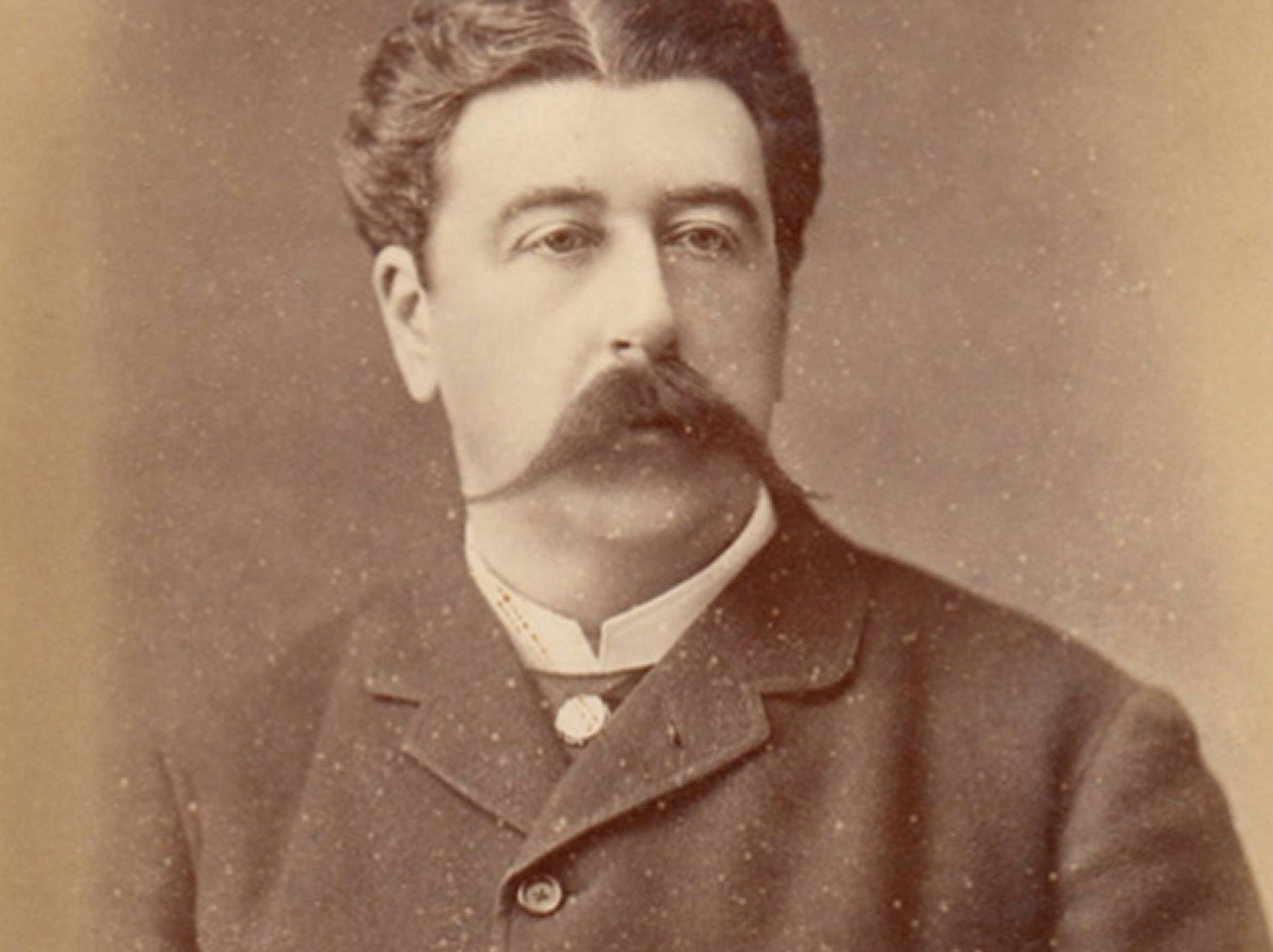 Portrait Of Armand Castelmary in black jacket