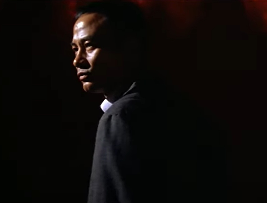 A visually captivating still taken from a pivotal moment in the film Election (2005)