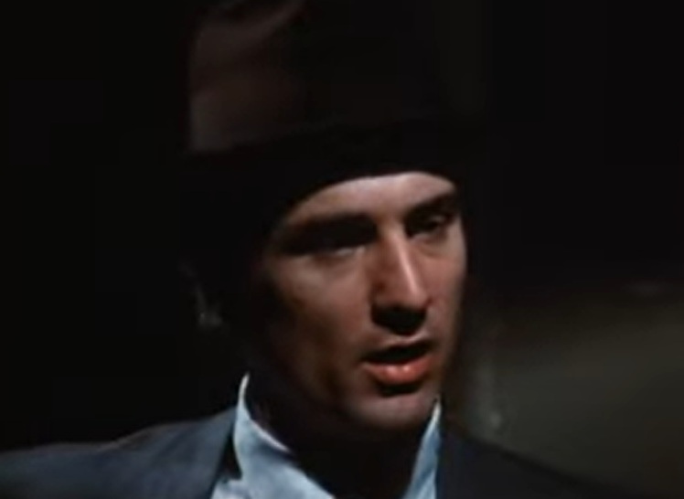 A visually captivating still taken from a pivotal moment in the film Mean Streets (1973)