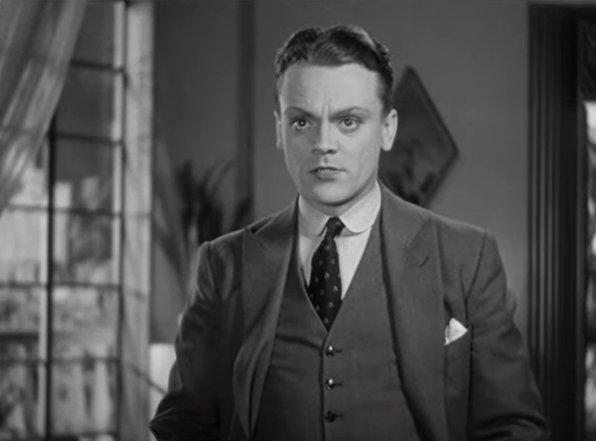 A visually captivating still taken from a pivotal moment in the film The Public Enemy (1931)