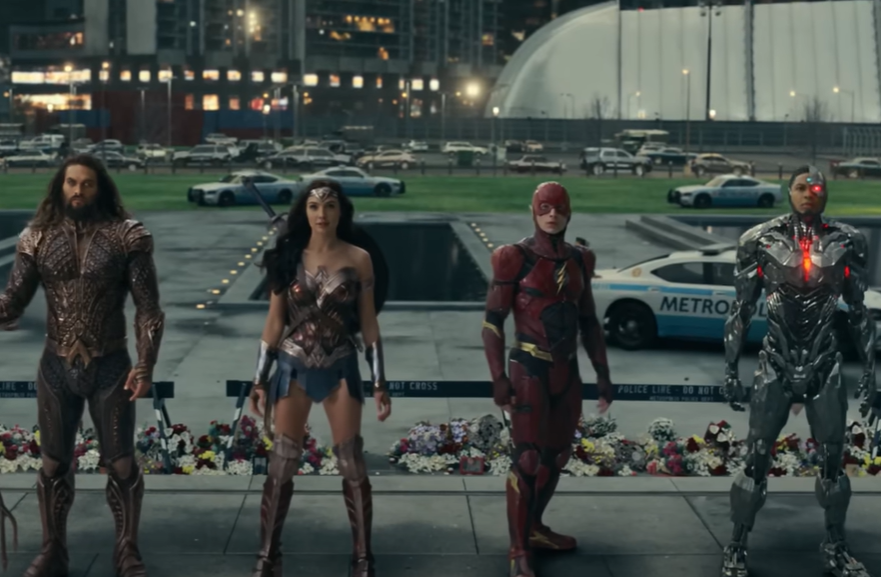 Screenshot of the movie Justice League
