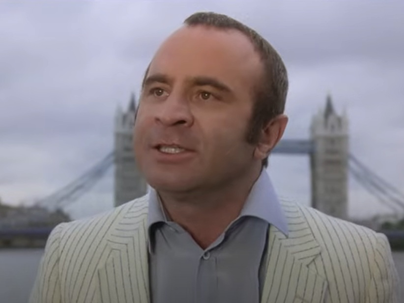 A visually captivating still taken from a pivotal moment in the film The Long Good Friday (1980)