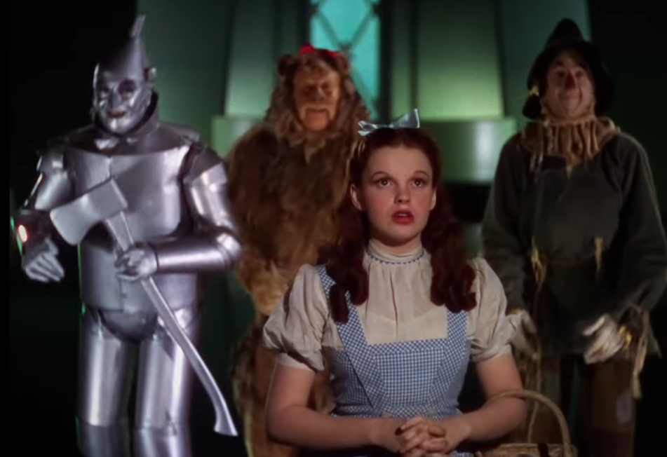 Screenshot from the movie The Wizard of Oz (1939)