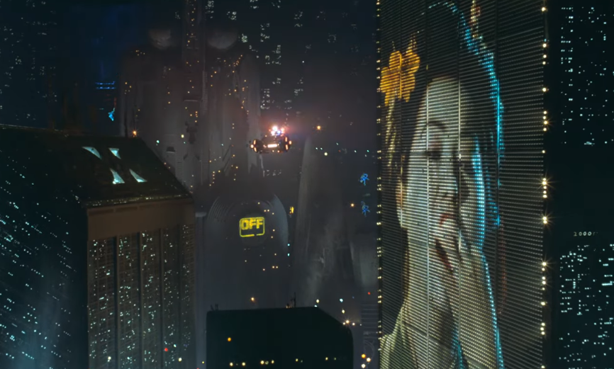 Screenshot from the movie Blade Runner (1982)