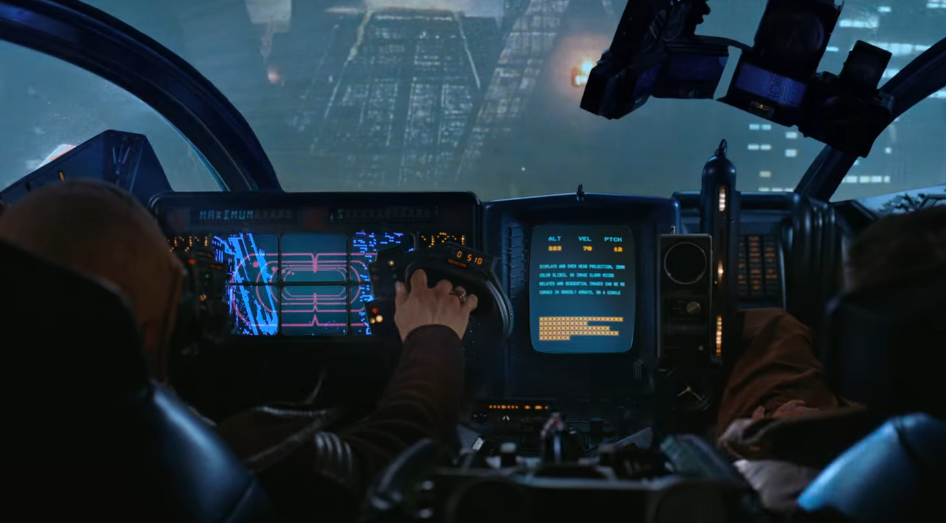 Screenshot from the movie Blade Runner (1982)