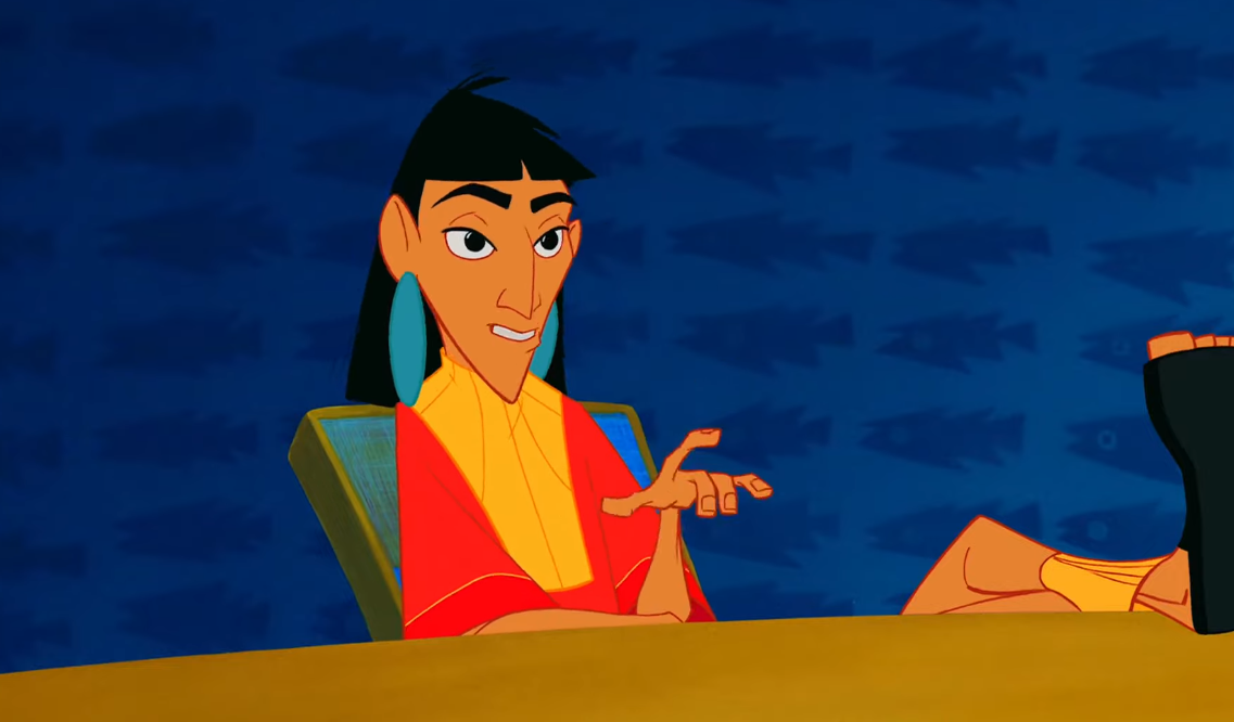 Screenshot from the movie The Emperor’s New Groove (2000)