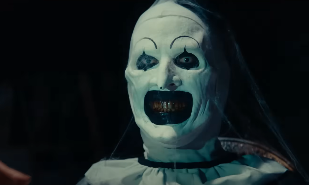 A screenshot of the movie Terrifier 3