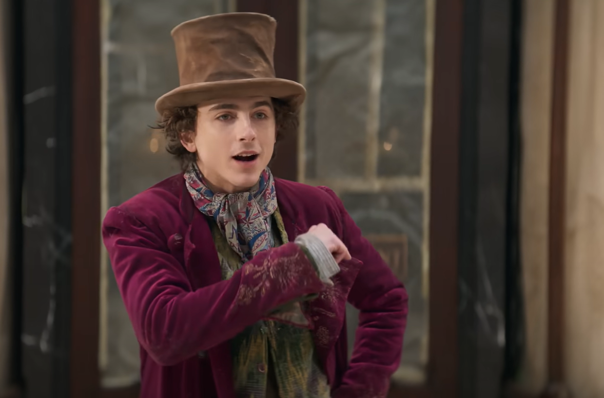 A screenshot of the movie Wonka