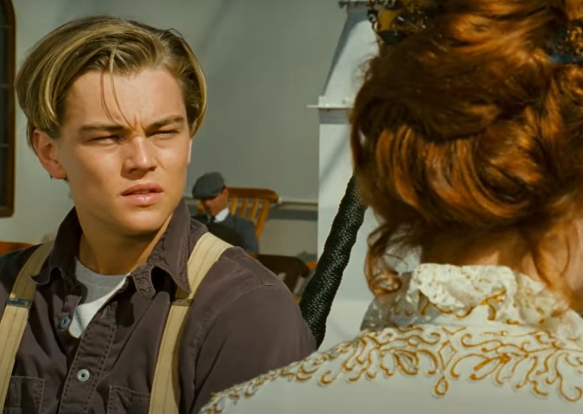 Screenshot of the movie Titanic