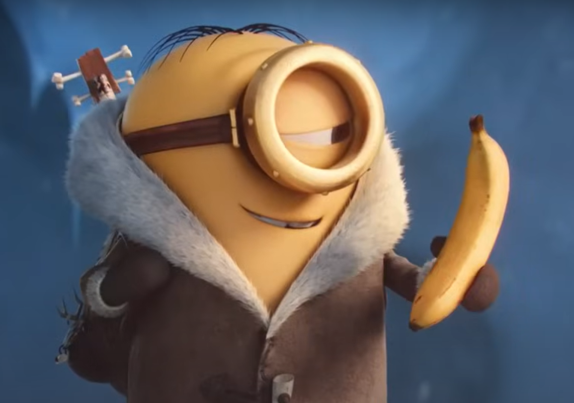 Screenshot of the animated movie Minions