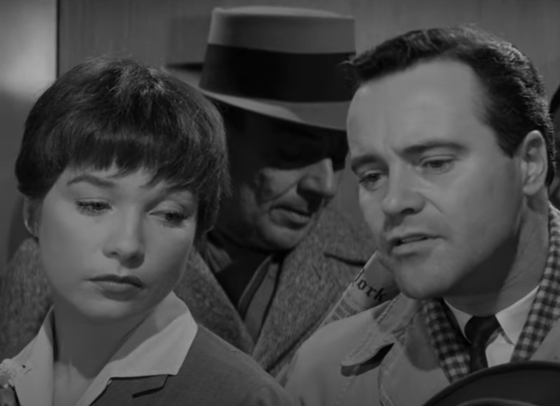 A visually captivating still taken from a pivotal moment in the film The Apartment (1960)