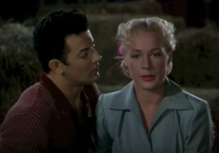 A visually captivating still taken from a pivotal moment in the film The Greatest Show on Earth (1952)