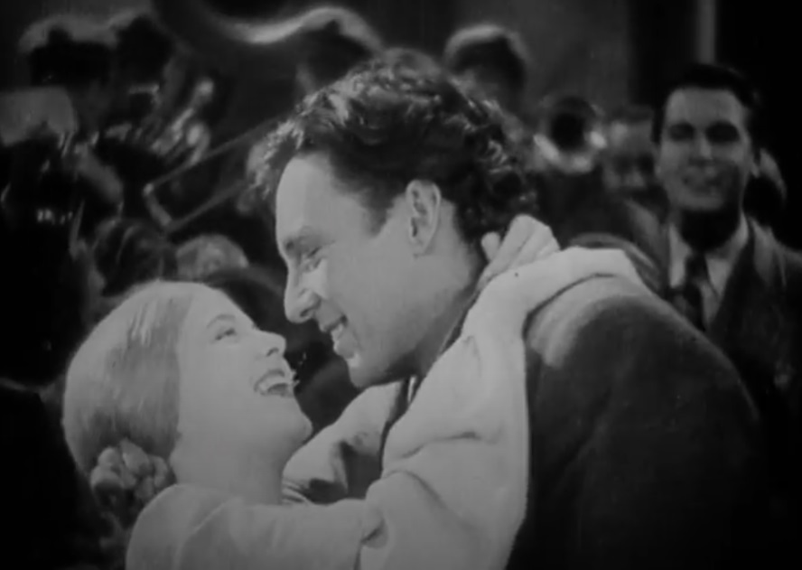 A visually captivating still taken from a pivotal moment in the film Sunrise (1927)