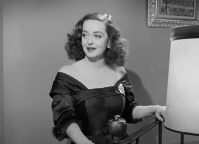 A visually captivating still taken from a pivotal moment in the film All About Eve (1950)