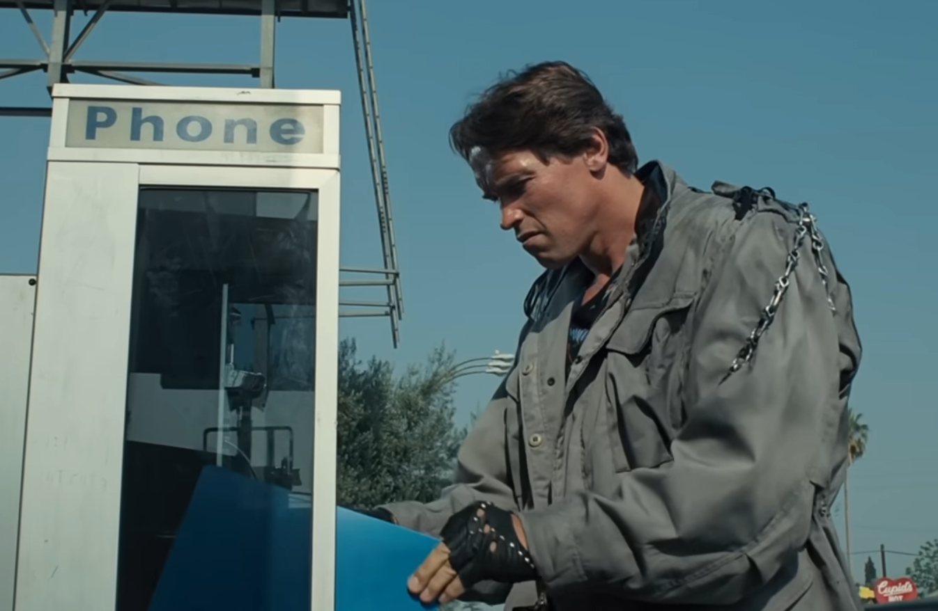 Screenshot from the movie The Terminator (1984)