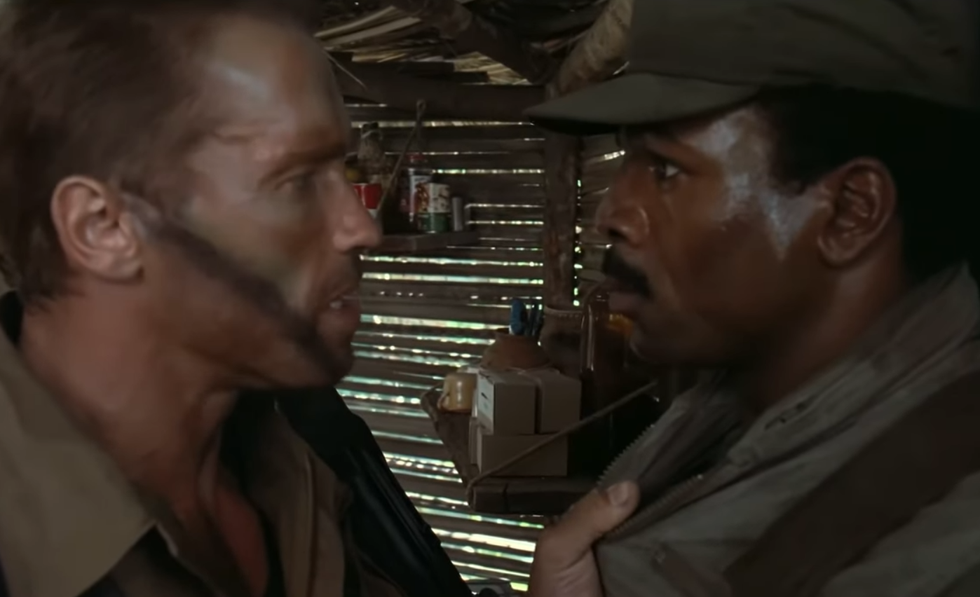Screenshot from the movie Predator (1987)