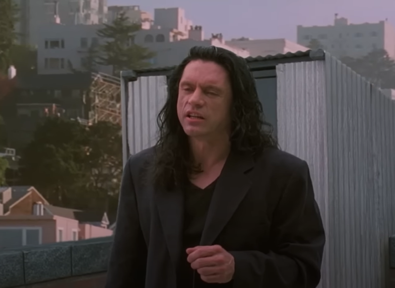 Screenshot of the movie The Room