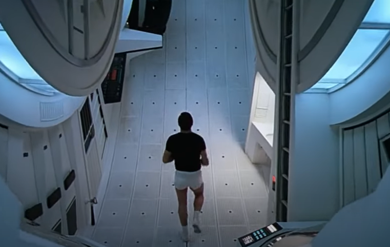 Screenshot of the movie 2001: A Space Odyssey