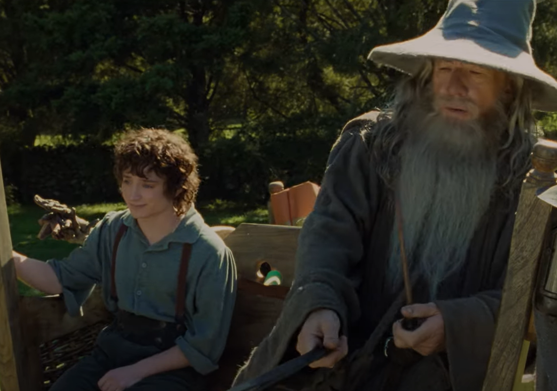 Screenshot of the movie The Lord of the Rings: The Fellowship of the Ring